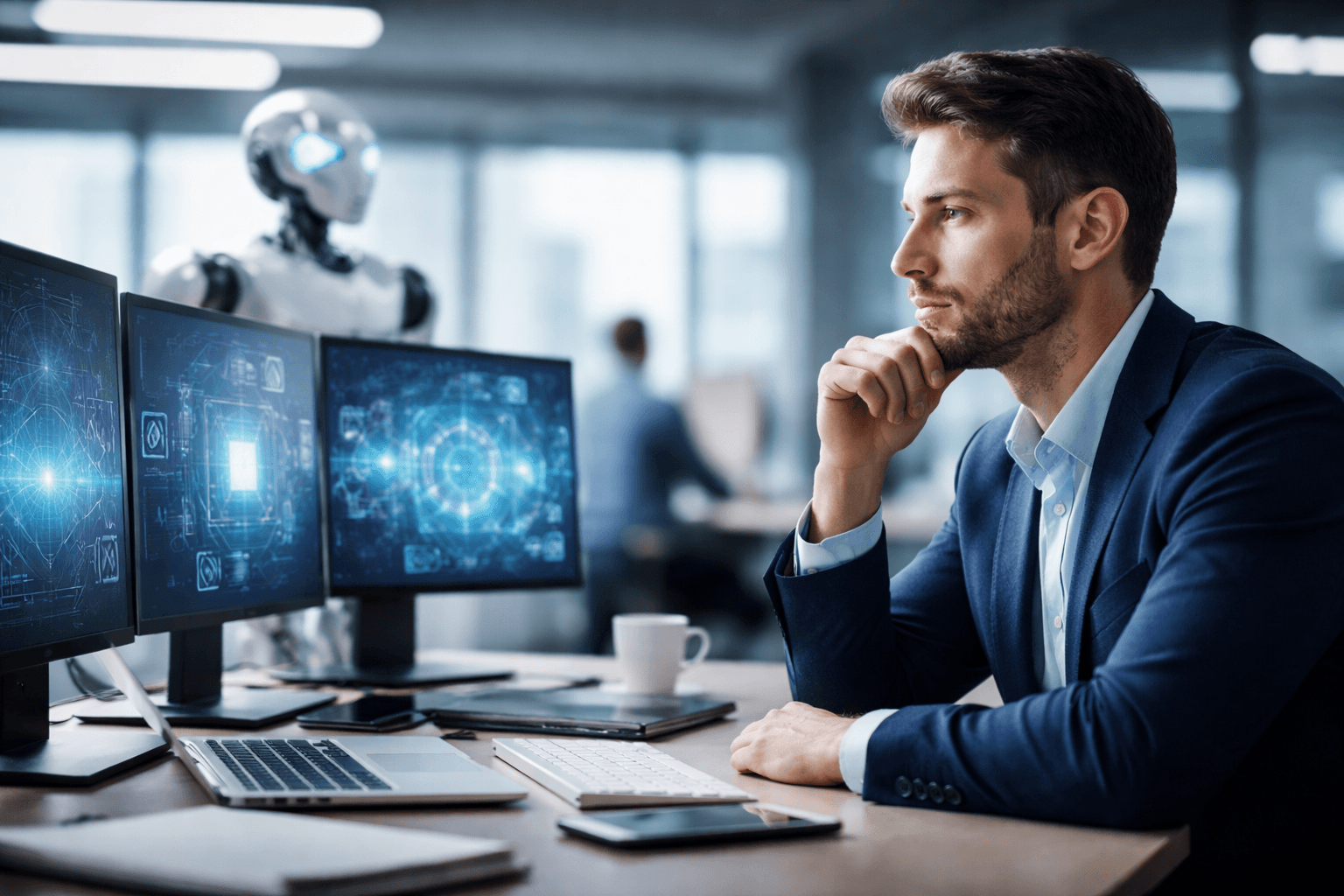 AI Job Risk Warning: HyperWrite CEO on White Collar Automation