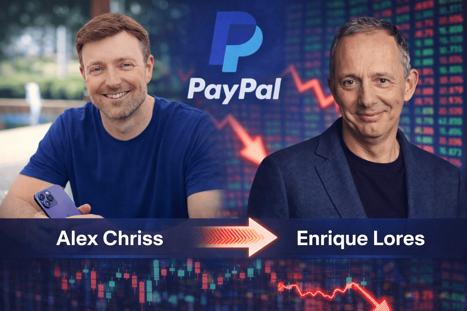 PayPal Names Enrique Lores New CEO as Shares Slide on Earnings
