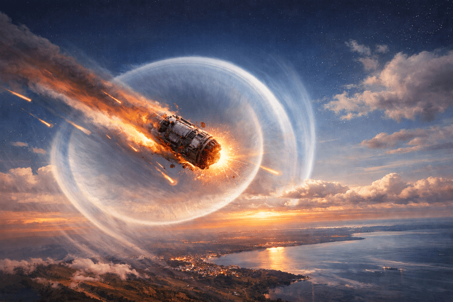 Sonic Booms from Space Junk Could Improve Reentry Tracking