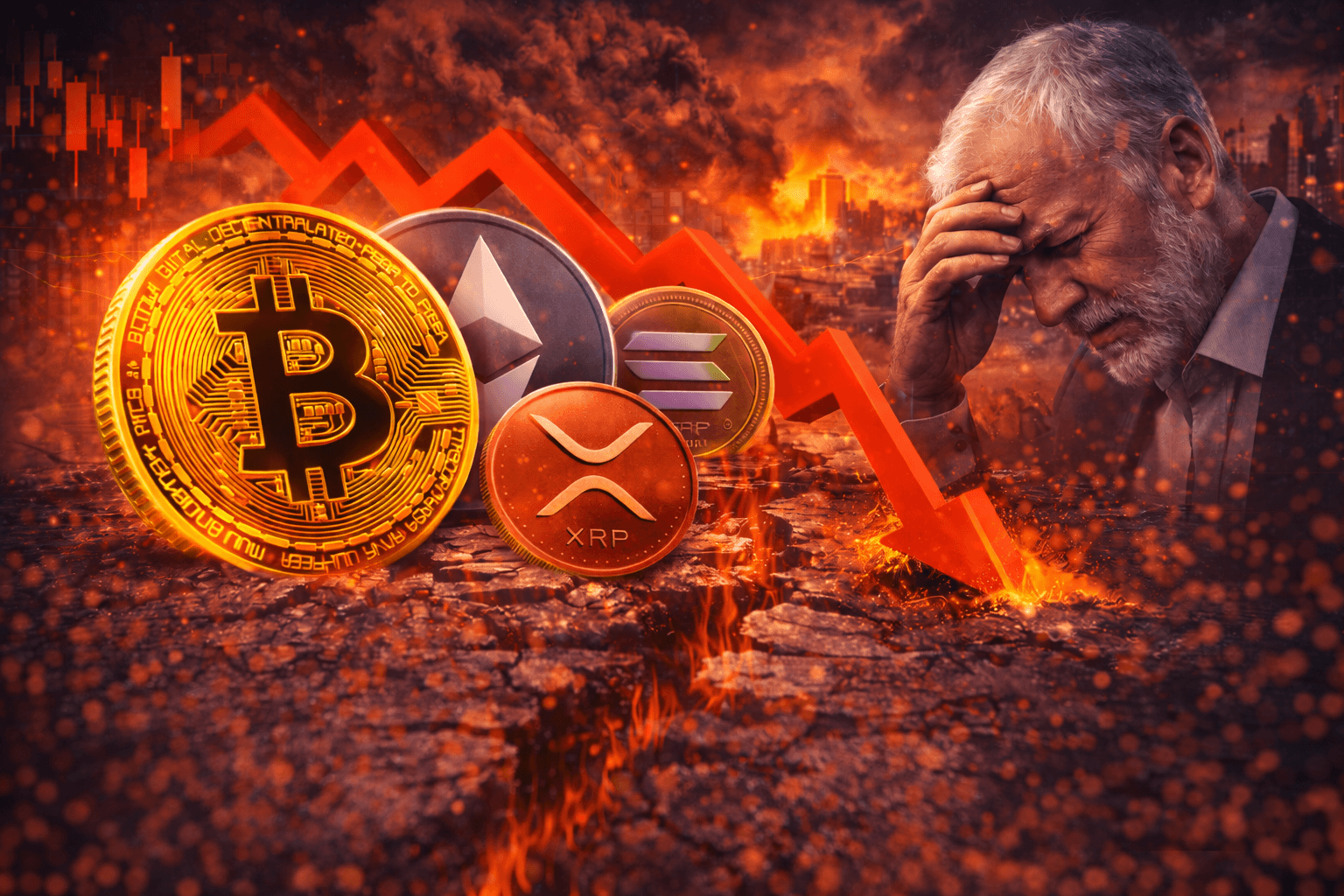 Bitcoin Drops Below $68K as $1B Liquidations Trigger Market Shock