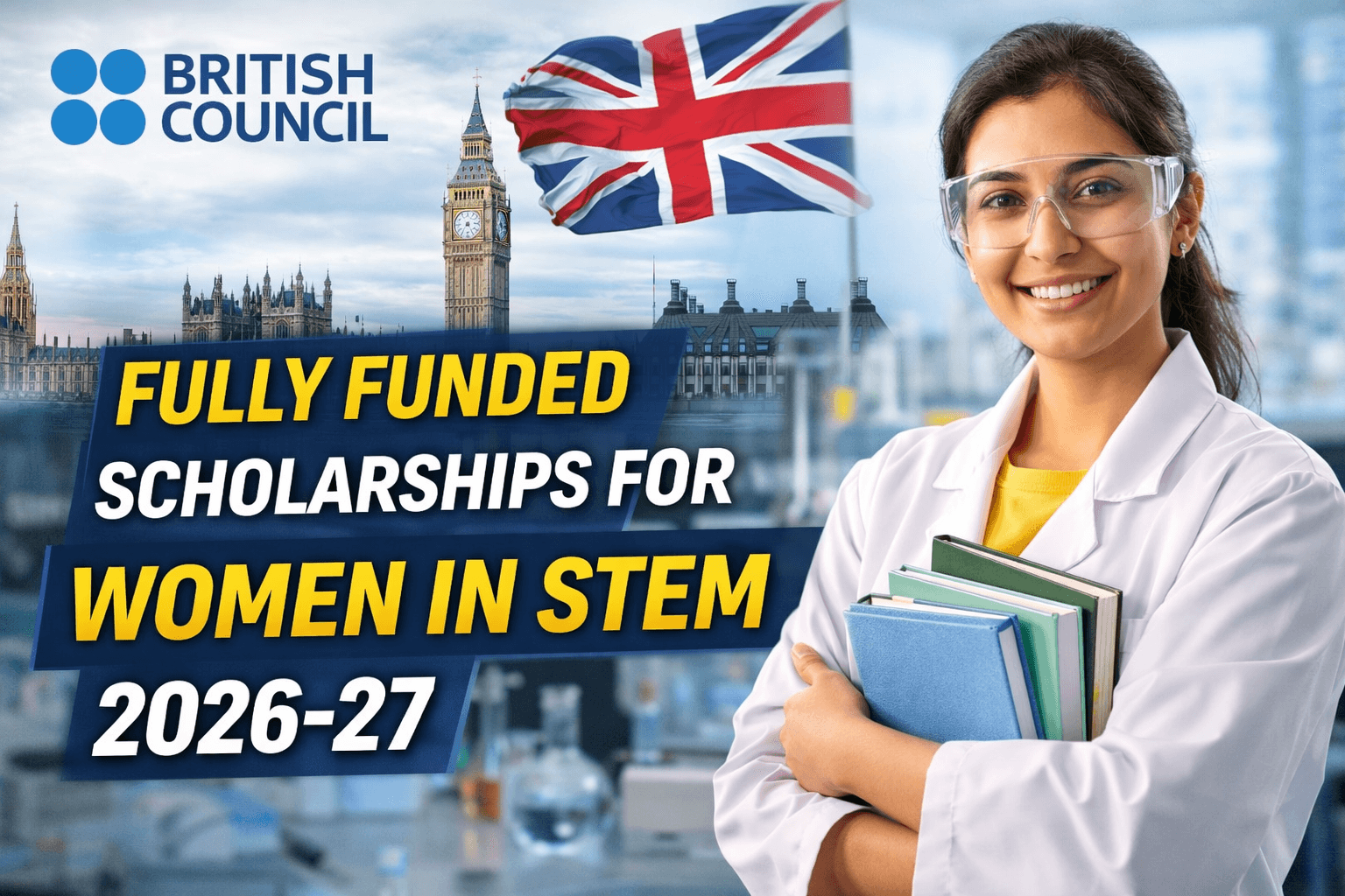British Council Fully Funded Scholarships for Women in STEM 2026-27