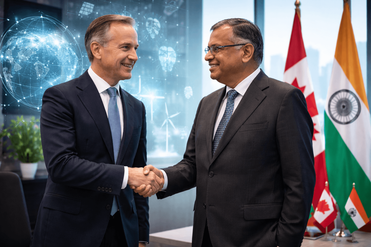 Canada PM Mark Carney and Tata Group Explore Strategic AI Partnership