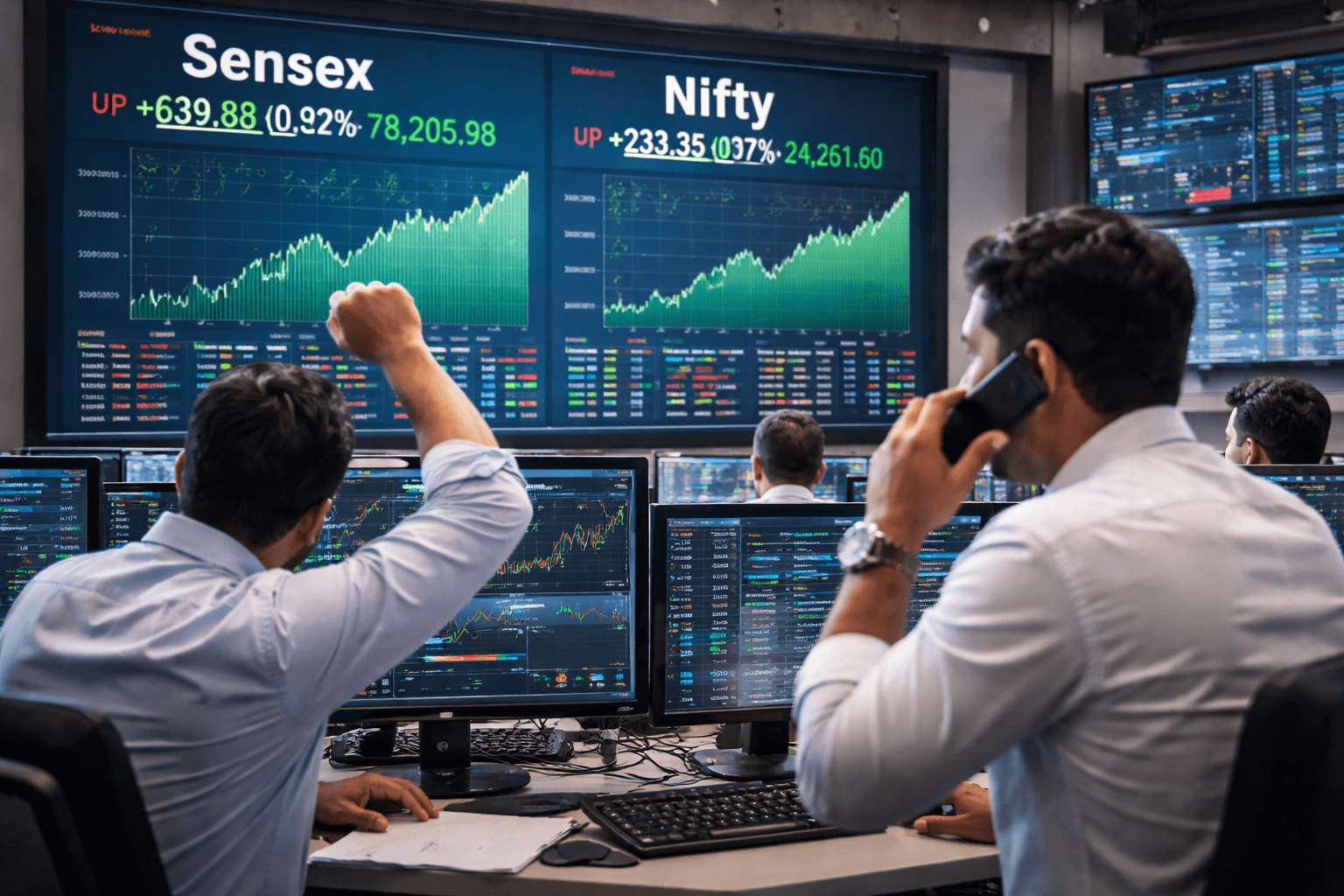 Indian Stock Markets Rebound as Crude Oil Prices Fall and Global Markets Rally