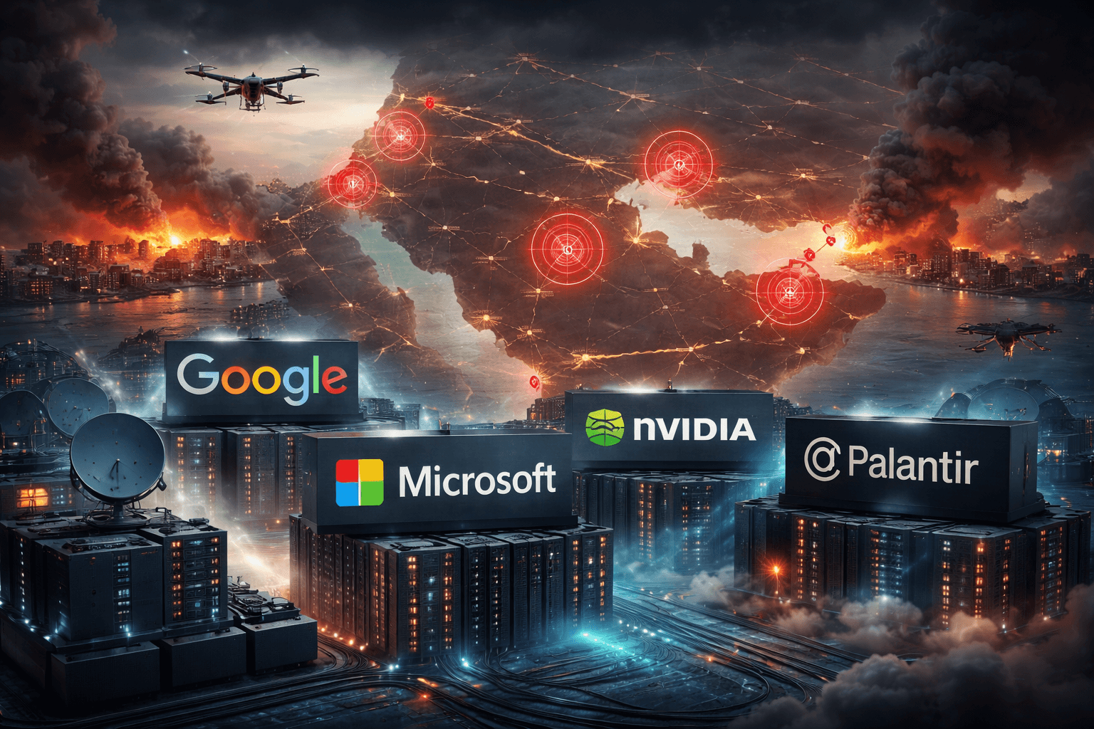 Iran Targets Google, Microsoft and Nvidia as Middle East Conflict Expands into Tech Infrastructure