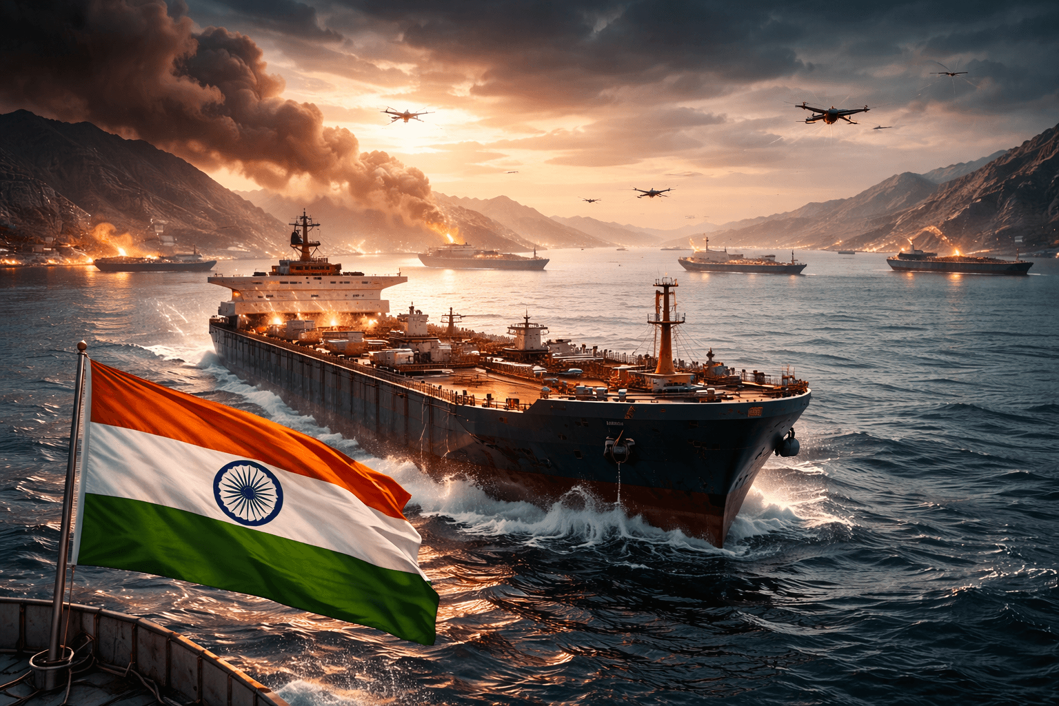 Iran Allows Indian Tankers Through Strait of Hormuz Amid Regional Conflict