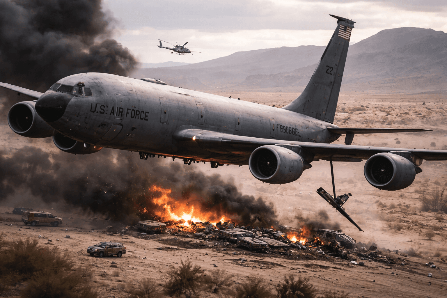 U.S. Refuelling Aircraft Crash in Iraq Kills Four Crew Members