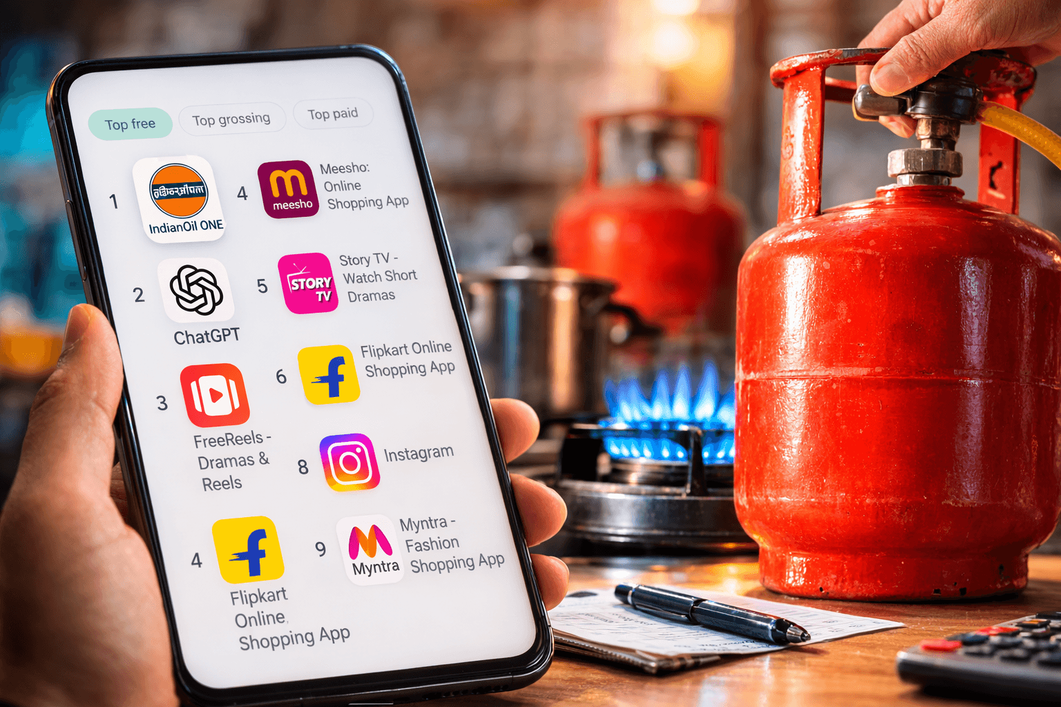 IndianOil One App Beats ChatGPT on Play Store