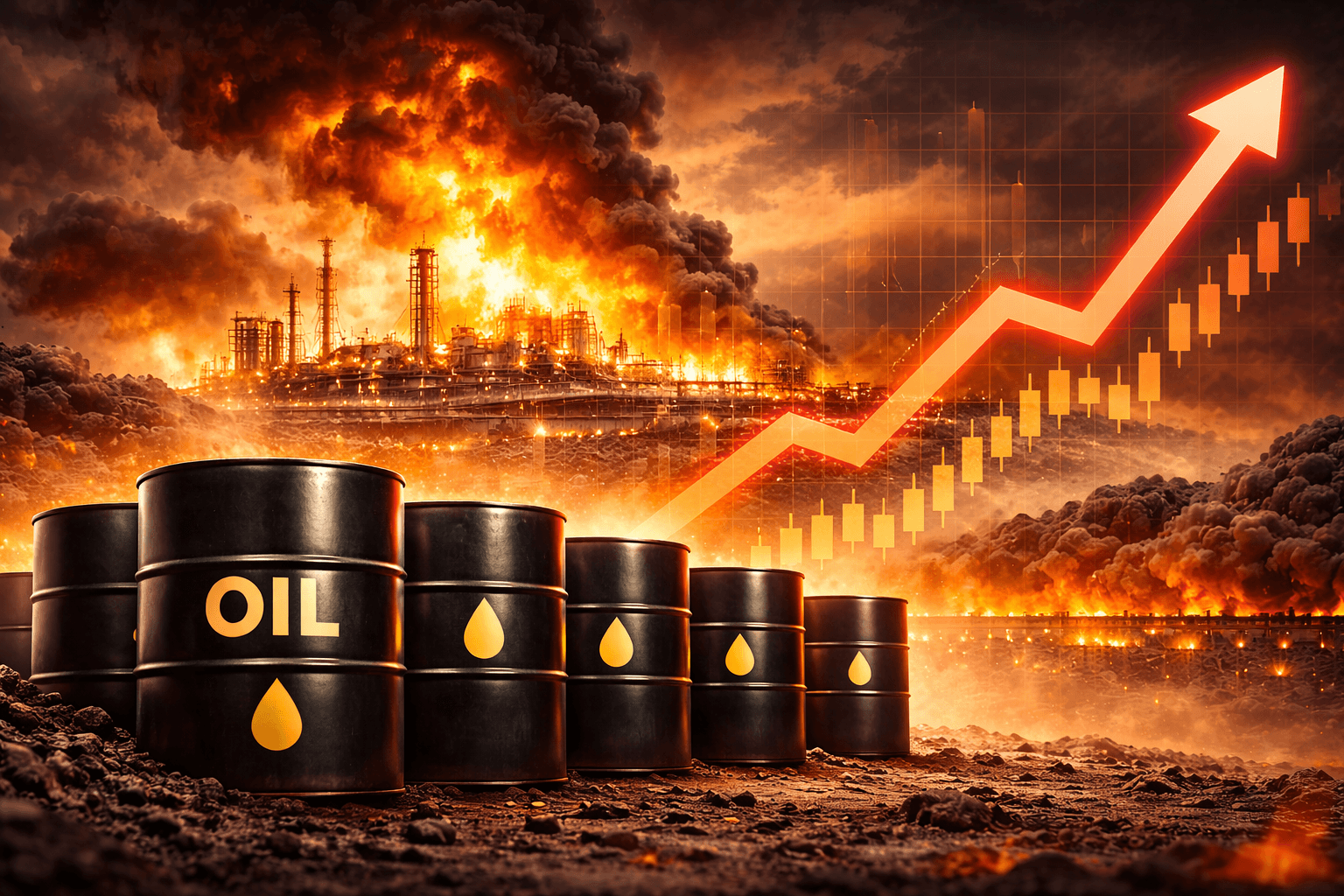 Oil Prices Surge Above $110 After Iran Gas Field Strike