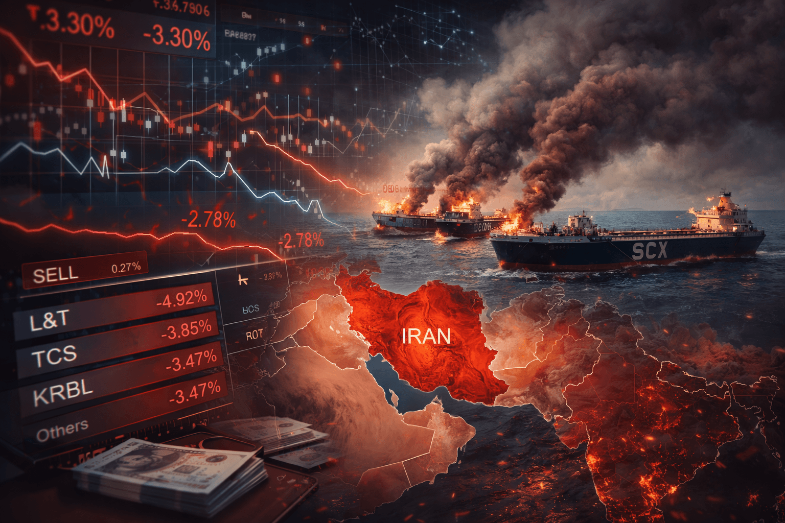 US–Iran War Impact on Indian Stocks: Middle East Exposure Raises Market Risk