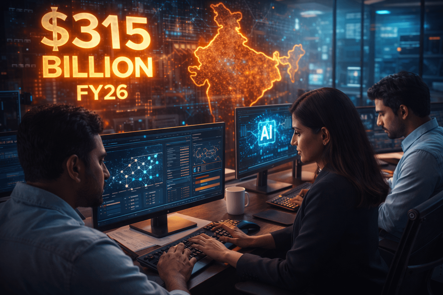 India Tech Industry Growth FY26: How AI Is Driving a $315 Billion Milestone