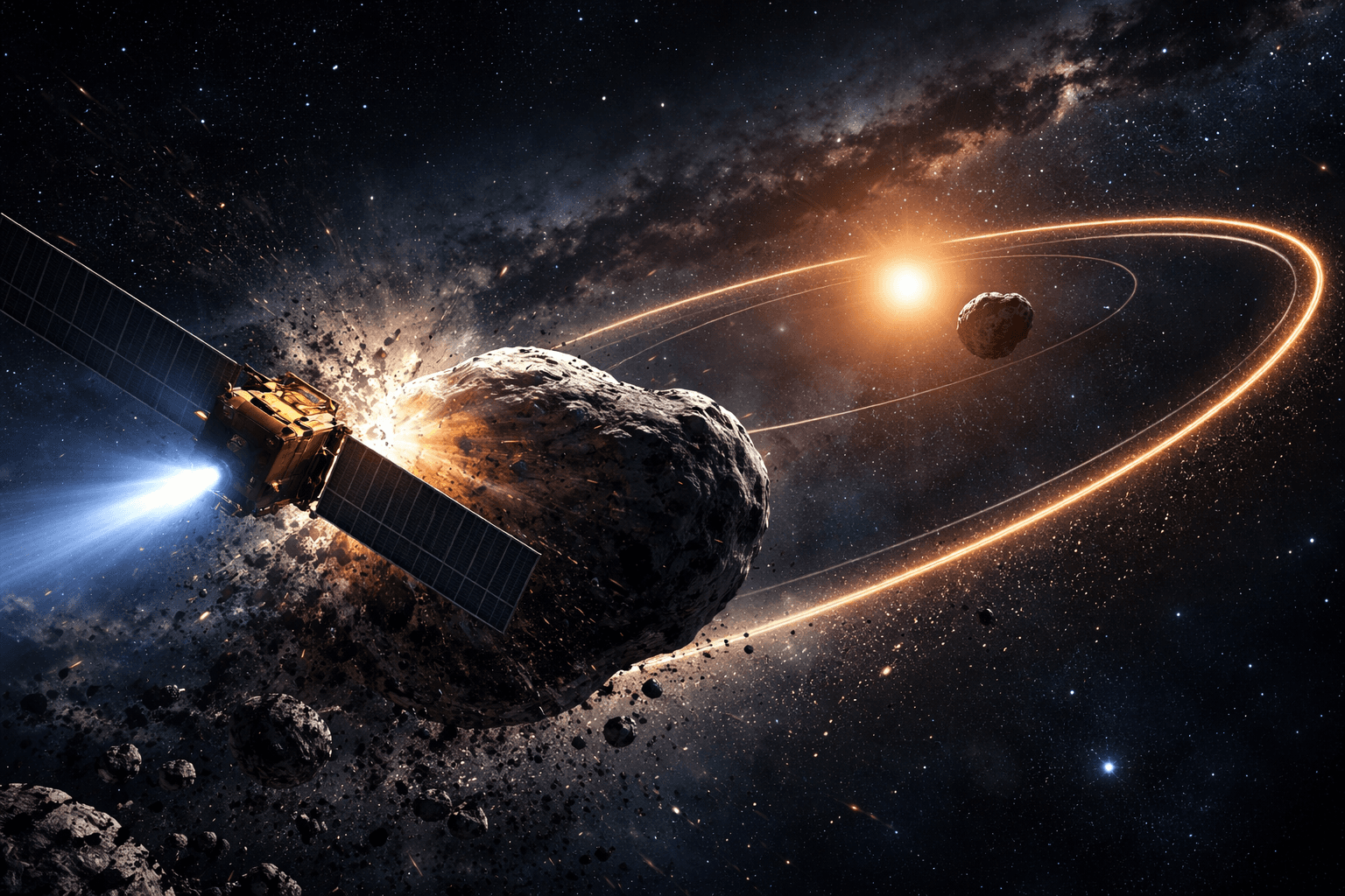 NASA DART Mission Changed an Asteroid’s Orbit Around the Sun