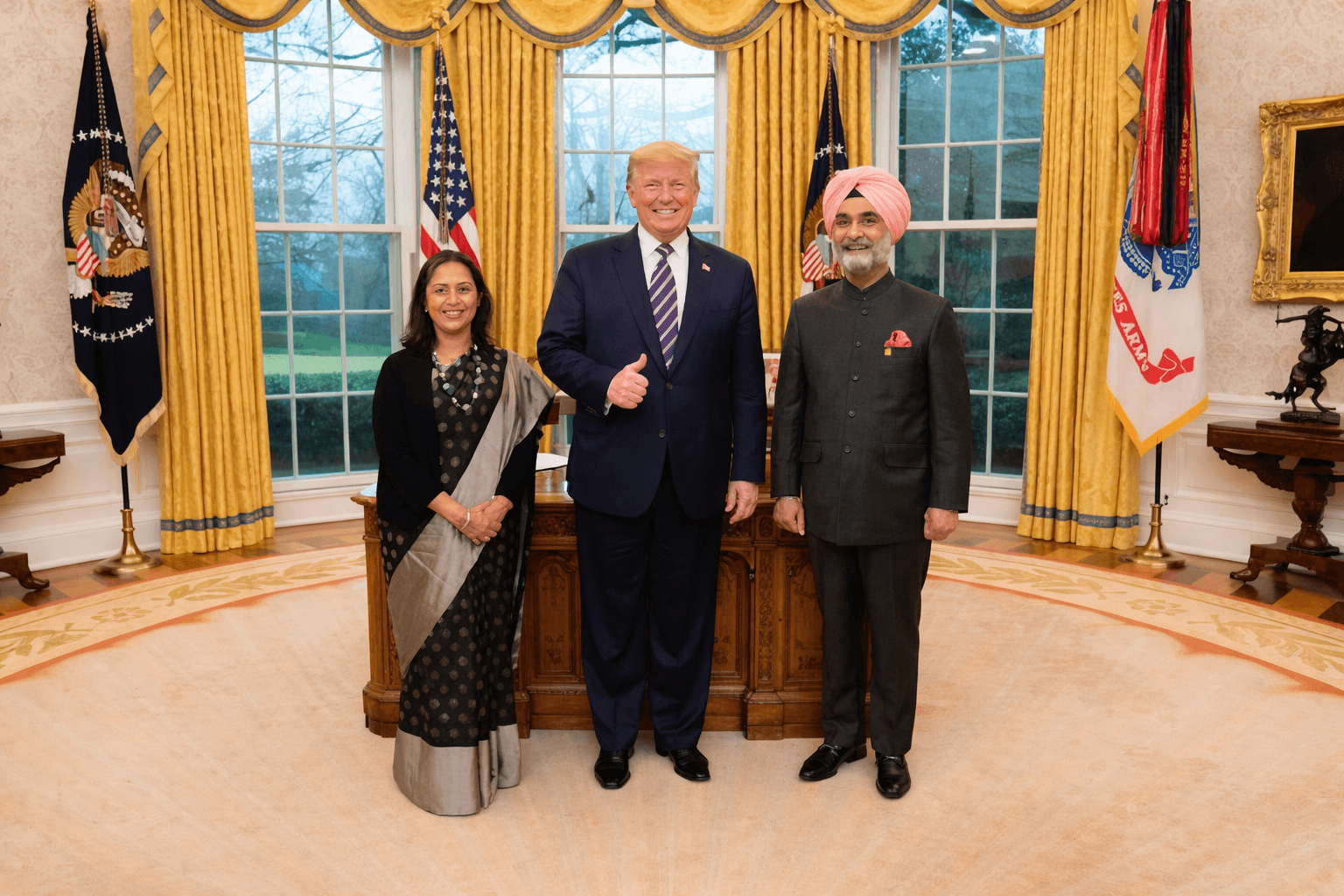 Trump Greet Taranjit Singh Sandhu as Delhi LG, What Does It Signal for India–US Relations and Politics?