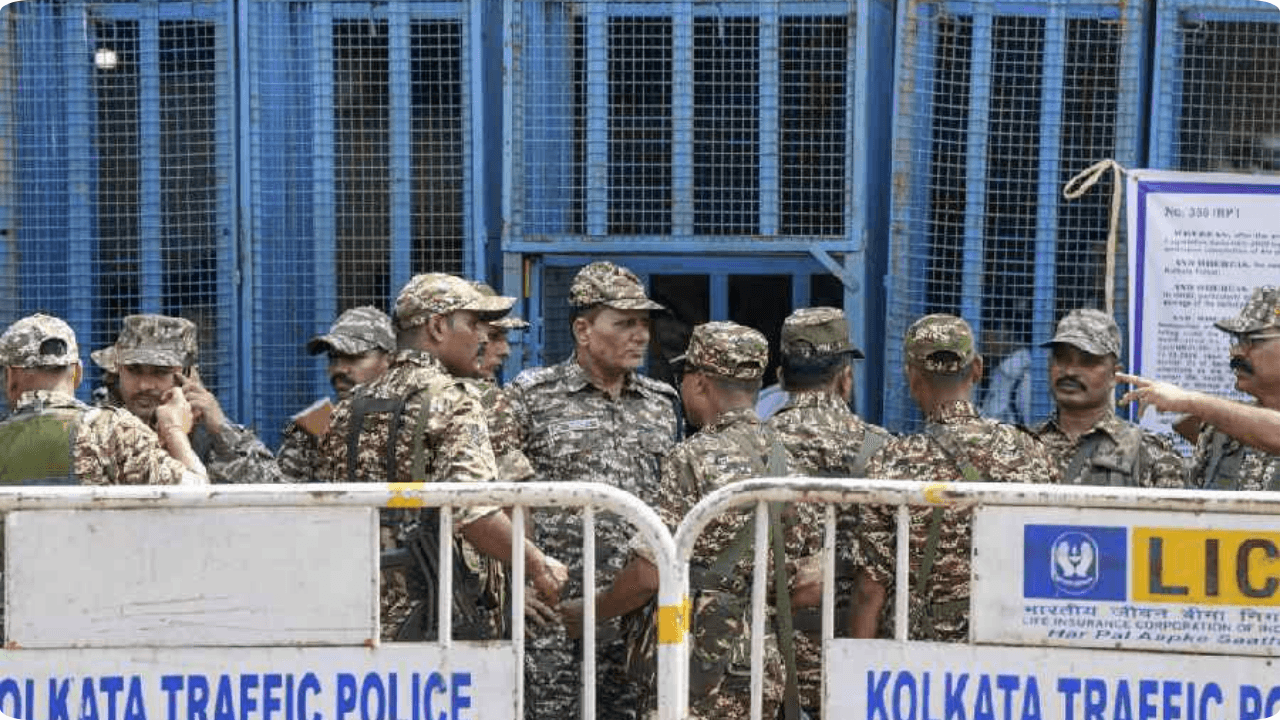 Kolkata on Alert: Counting Centres Sealed Under Triple Security Ahead of May 4