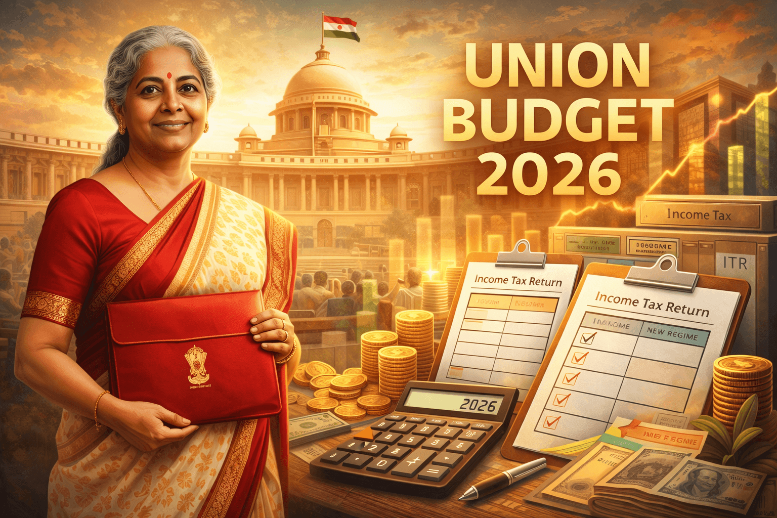India Budget 2026: Income Tax Slabs Unchanged for FY27