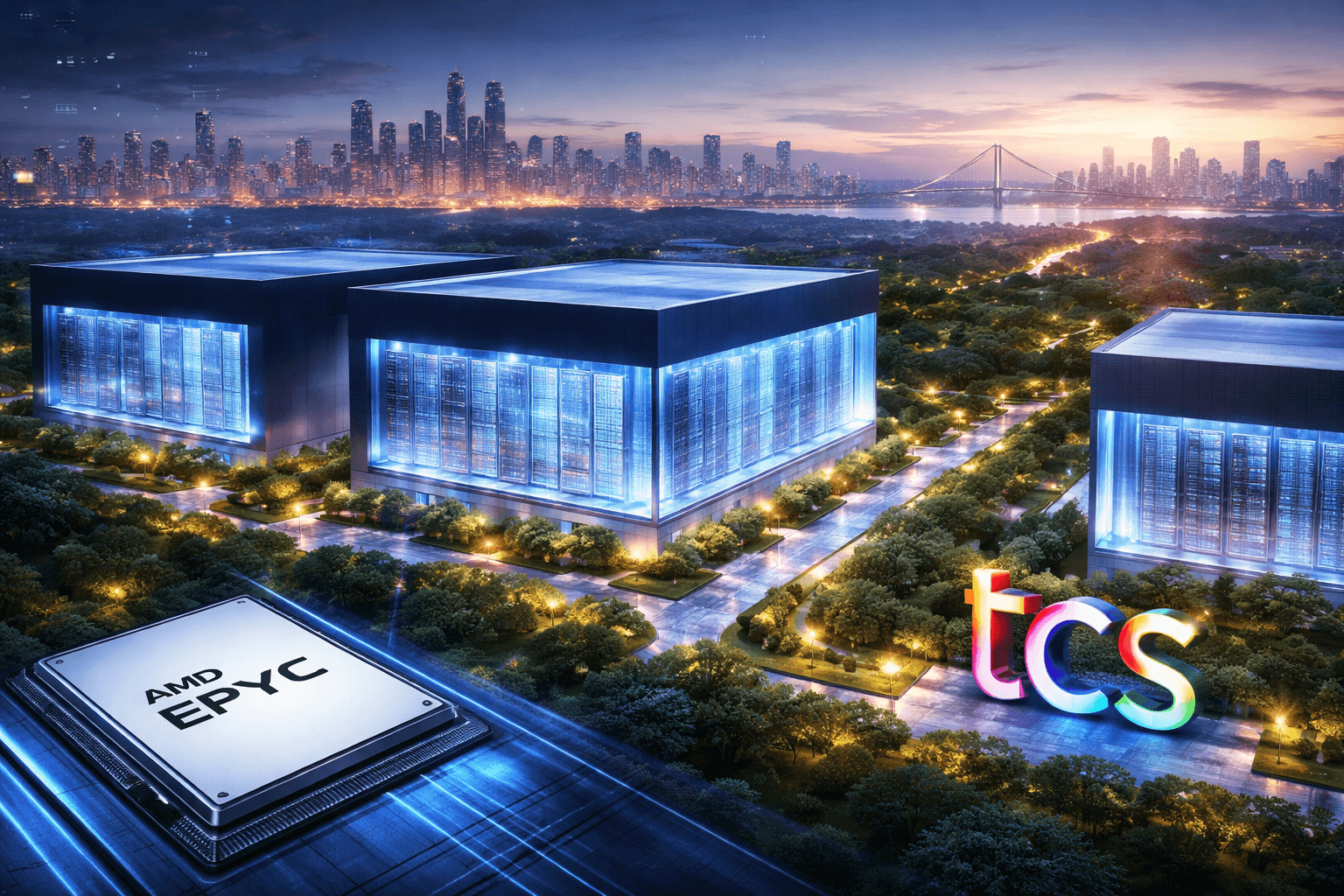 AMD and TCS Build 200MW AI Data Centres in India