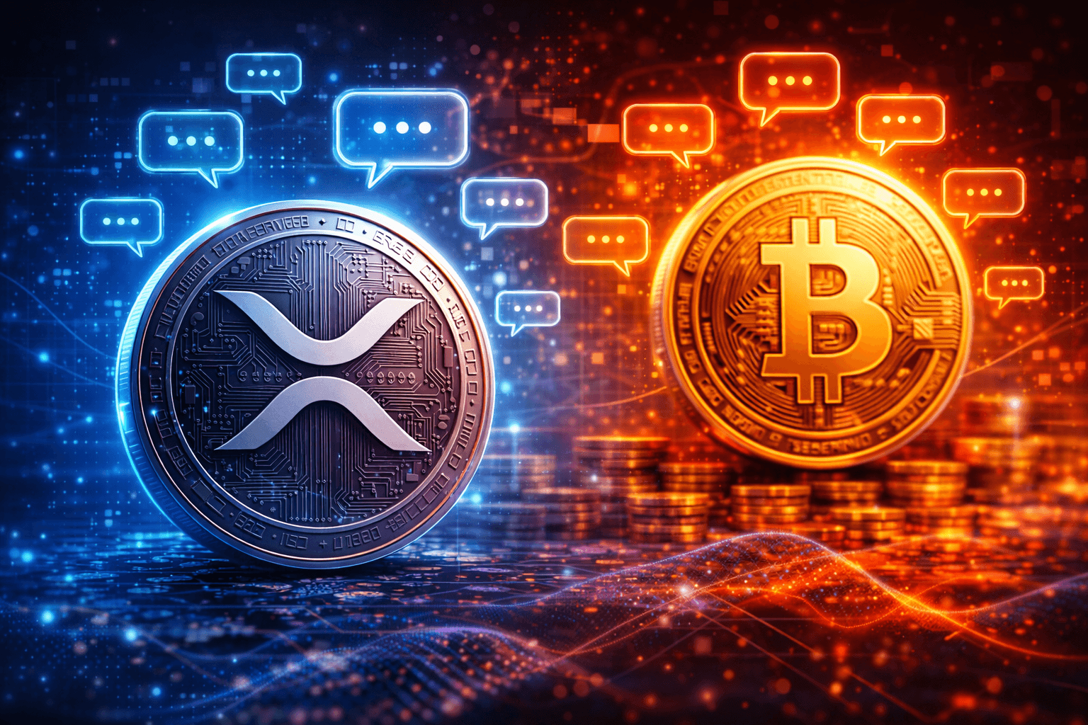 XRP Becomes Second Most Discussed Crypto After Bitcoin