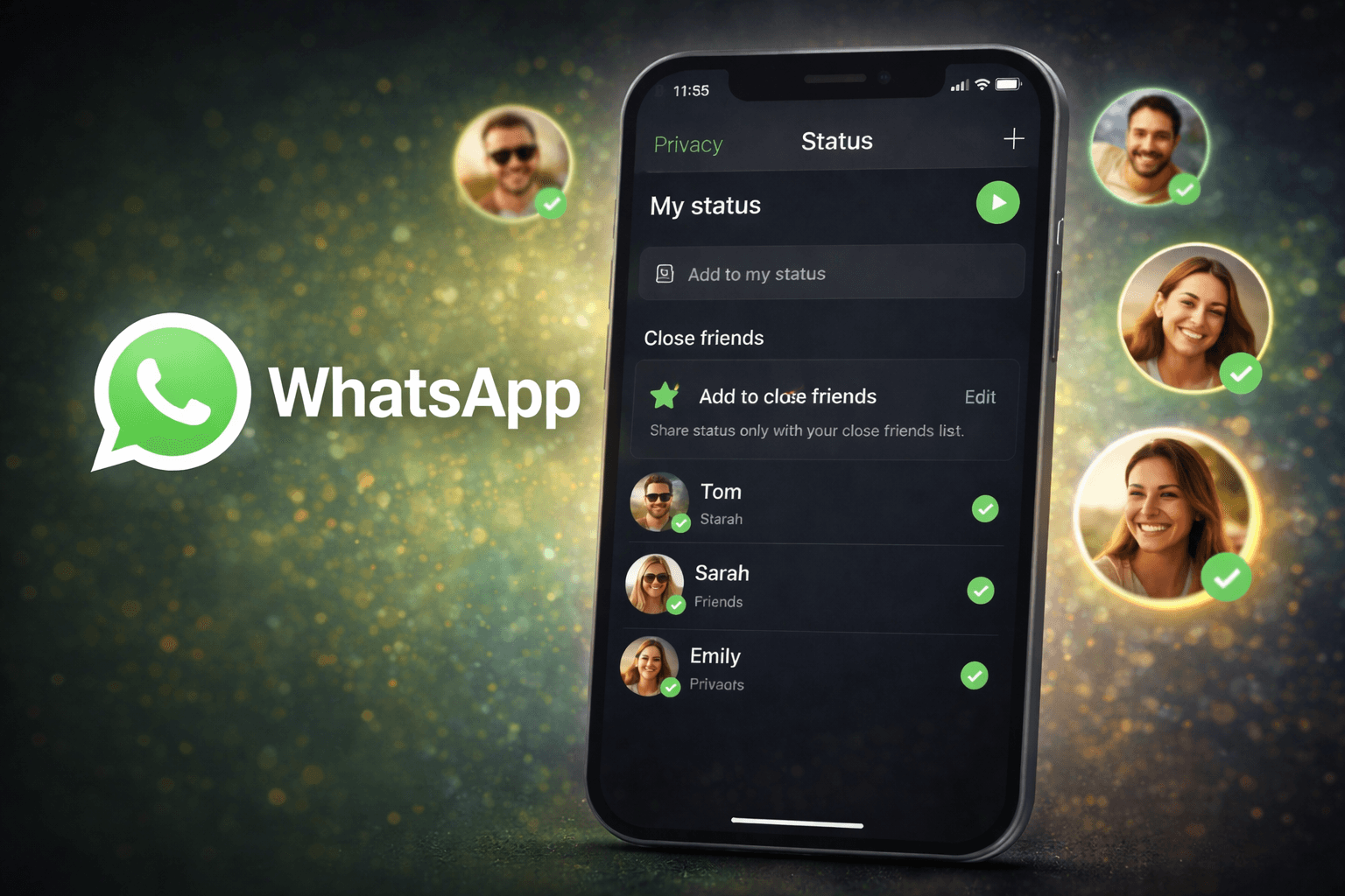 WhatsApp Tests Instagram-Style Close Friends for Status