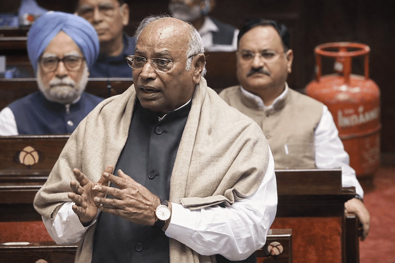 Rajya Sabha LPG Shortage Debate Triggers Political Confrontation in Parliament