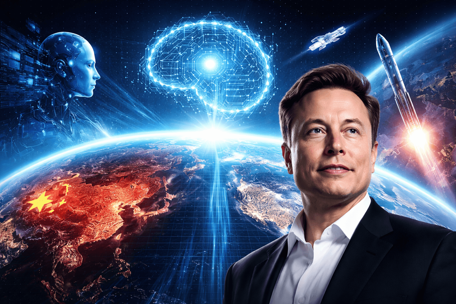 Elon Musk AI Race Prediction: China vs US