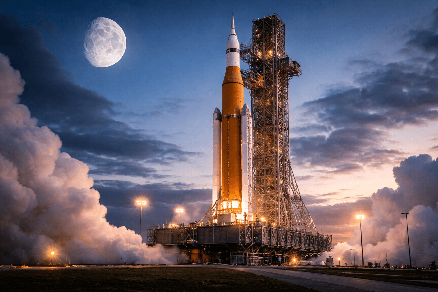 NASA Artemis II Rocket Moves Toward Launch